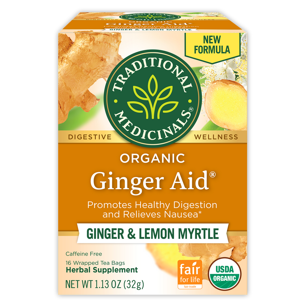 Traditional Medicinals Organic Ginger Aid Tea