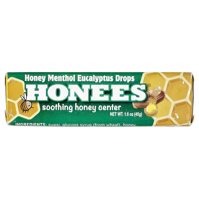 Honey Filled Menthol Drops, 20 Pieces
