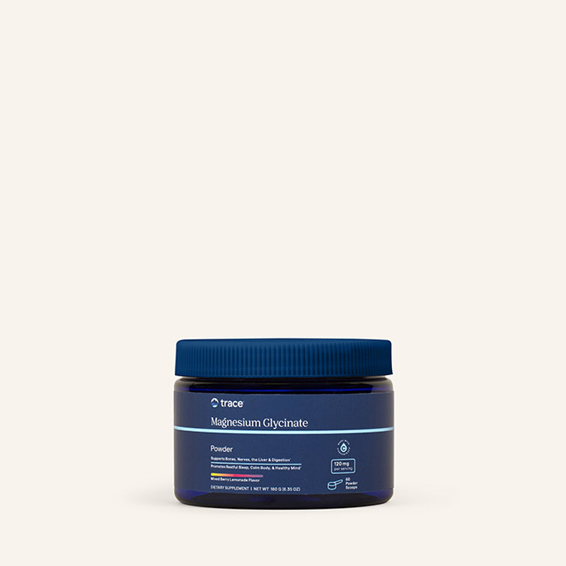 Trace Minerals Magnesium Glycinate Powder Mixed Berry Lemonade