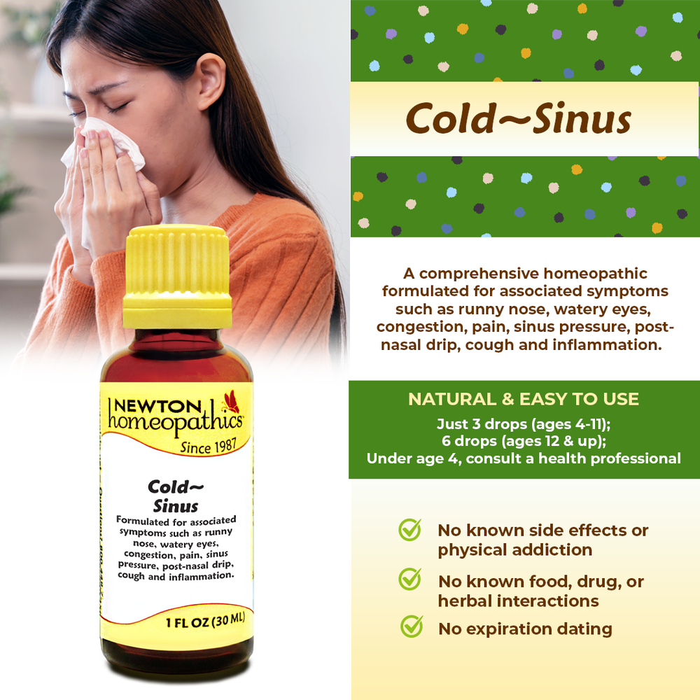 Newton Homeopathics Cold Sinus
