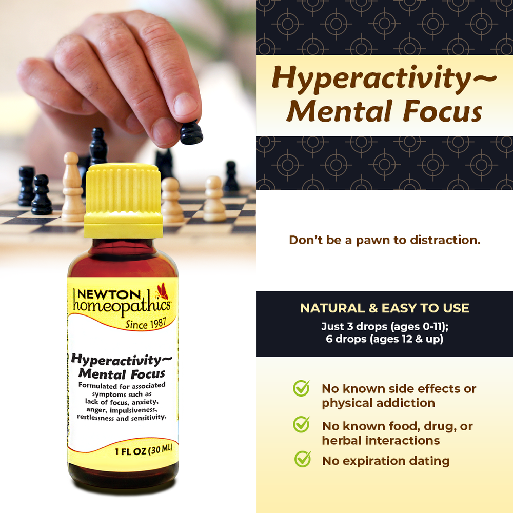 Newton Homeopathics Hyperactivity Mental Focus
