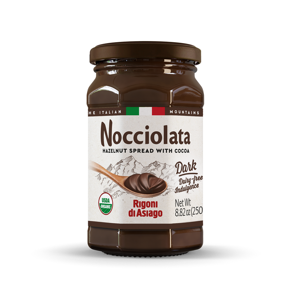 Nocciolata Organic Hazelnut Cocoa Spread Dairy Free 8.82 oz