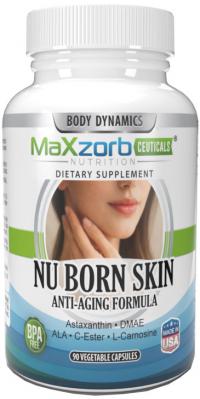 Body Dynamics Maxzorb Nuborn Skin 90 Capsules