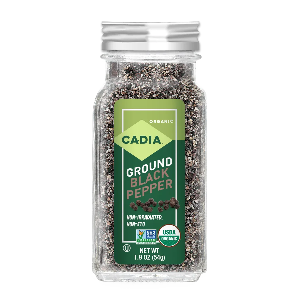 Cadia Organic Ground Black Pepper