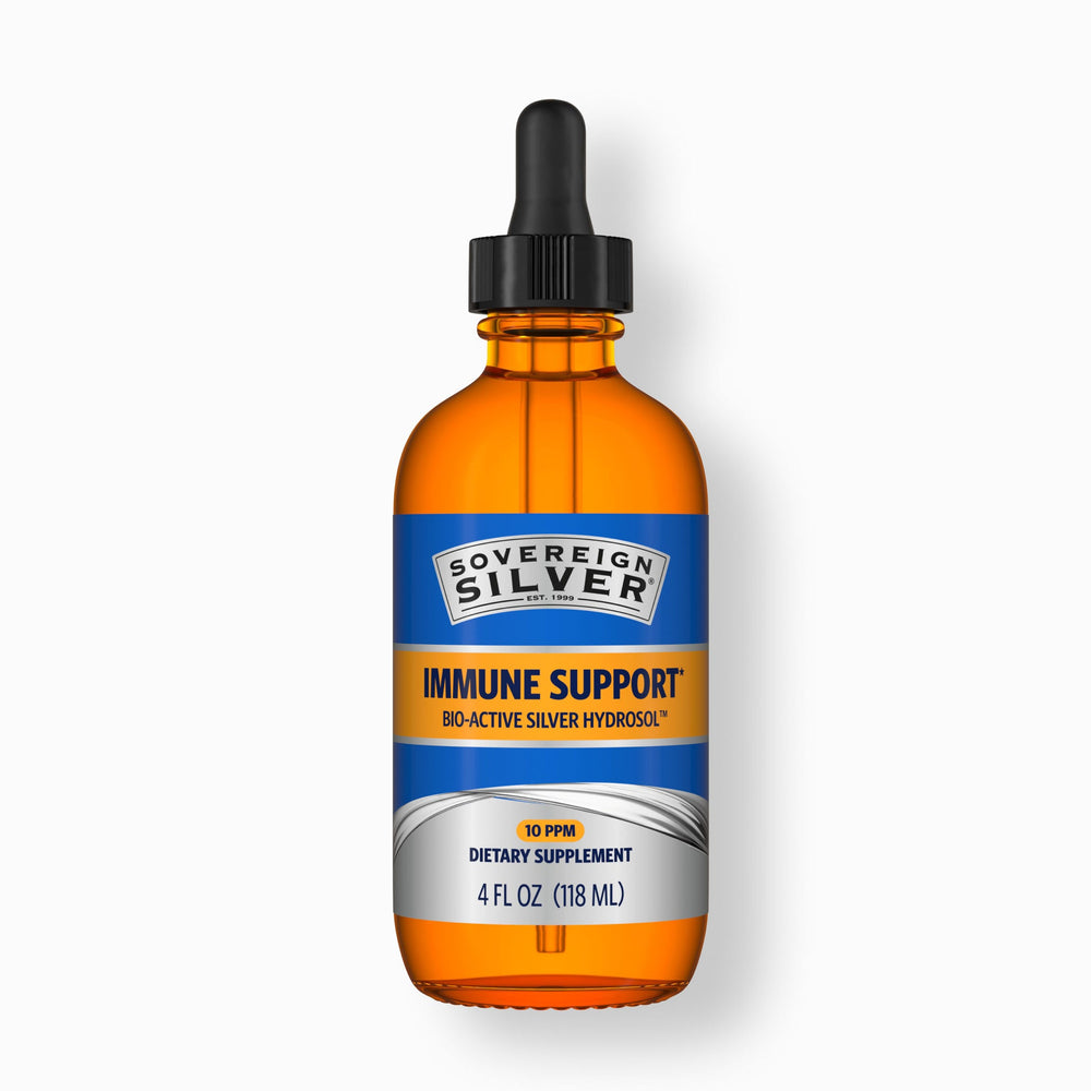 Sovereign Silver Immune Support Liquid Drops 4 oz