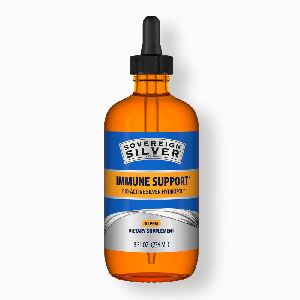 Sovereign Silver Immune Support Liquid Drops 8 oz
