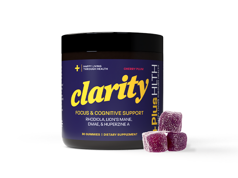 PlusHLTH Clarity Gummies Cherry Plum