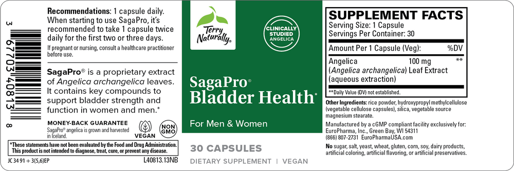 SagaPro Bladder Health
