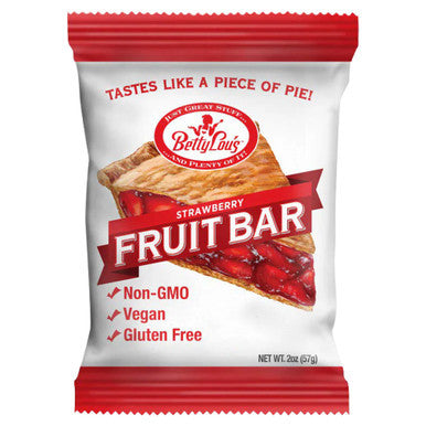 Betty Lou's Strawberry Fruit Bar 2 oz