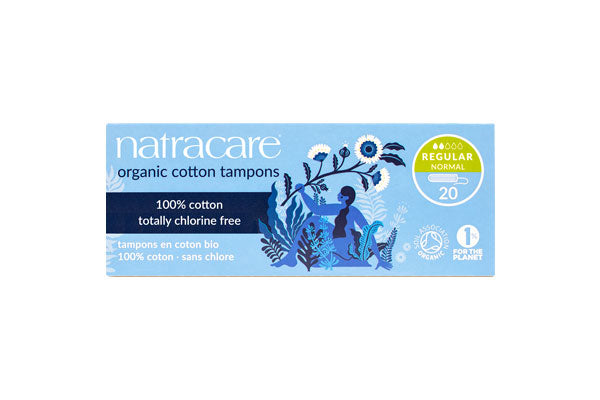 Natracare Organic Cotton Tampons Regular Non-Applicator