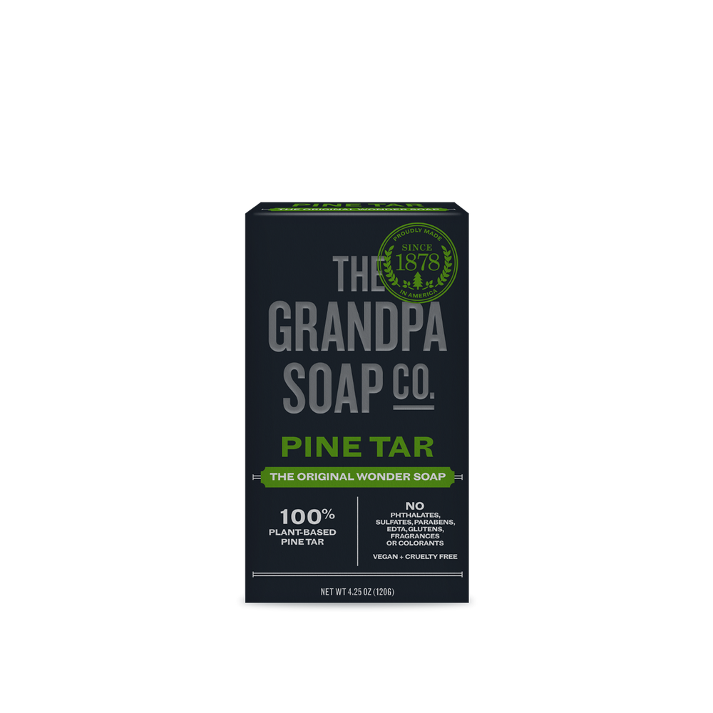 The Grandpa Soap Co Pine Tar Bar Soap 4.25 oz