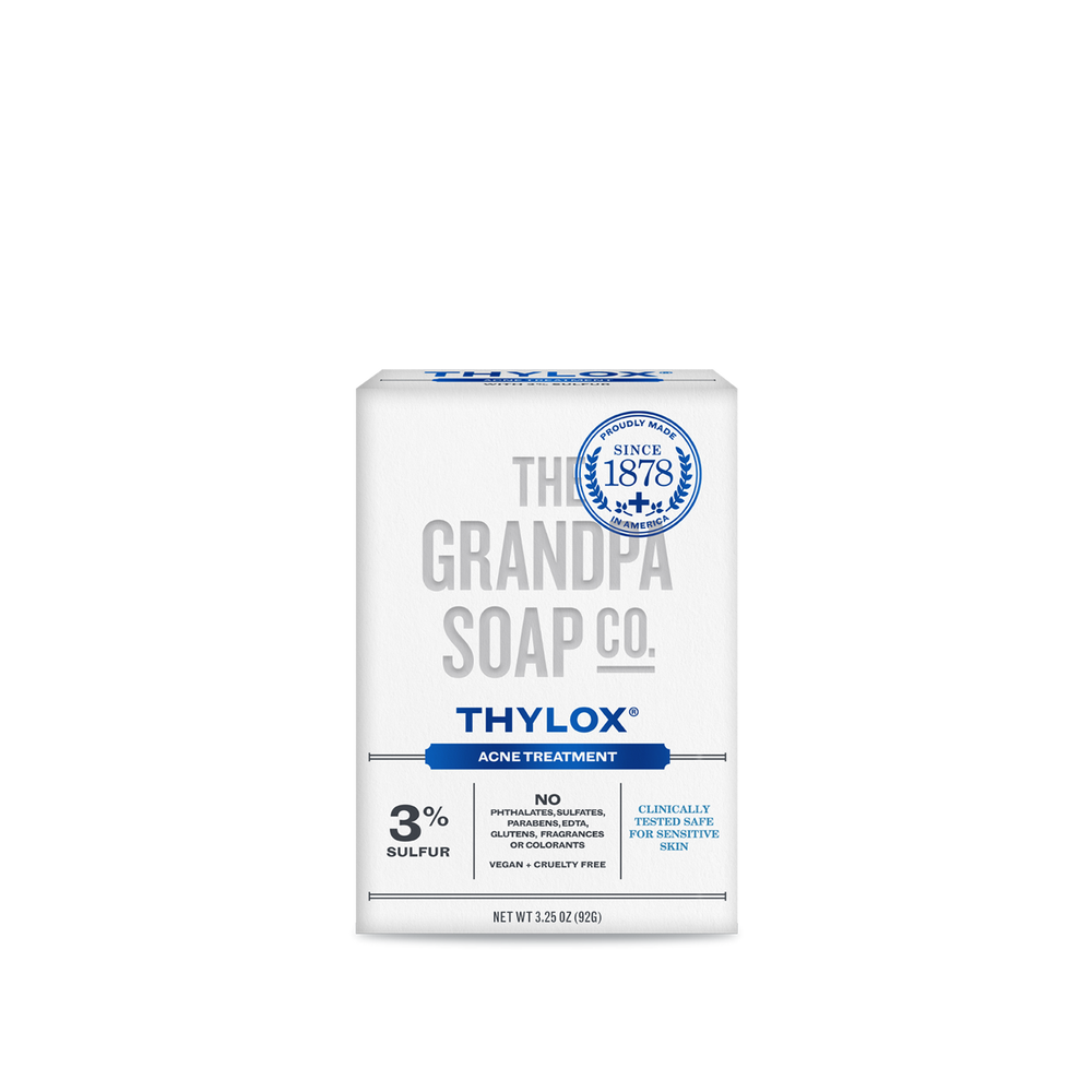 The Grandpa Soap Co Thylox Acne Treatment Bar Soap