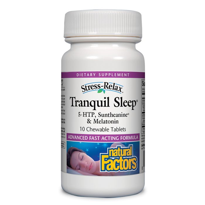 Tranquil Sleep Chewable Tropical Fruit, 10 Tablets