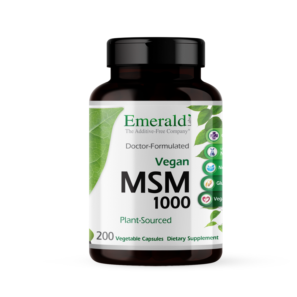 Emerald Labs MSM 1000 mg 200 vegetable capsules