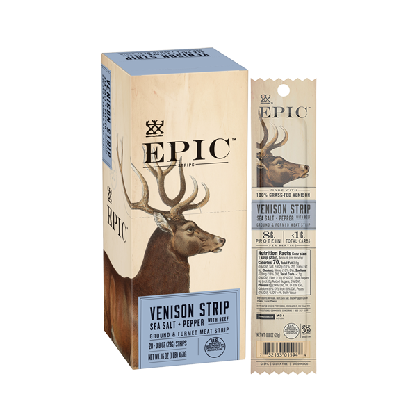 Epic Venison with Beef Snack Strips