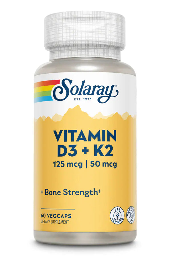 Vitamin D3 + K2 5,000 IU, 60 VegCaps