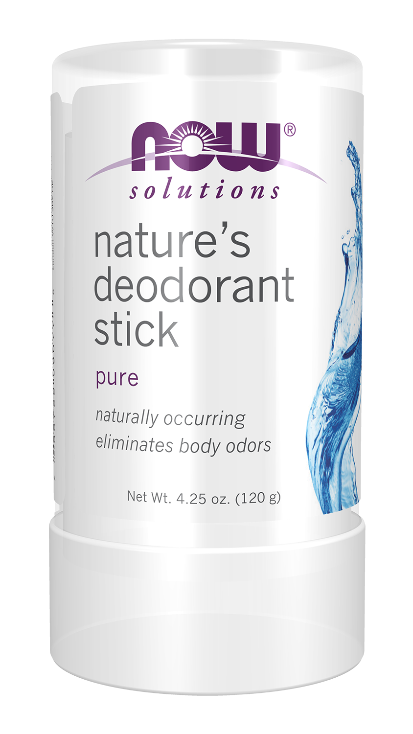NOW Foods Natures Deodorant Stick, Stone - 4.25 oz.