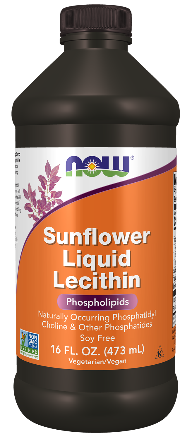 NOW Foods Sunflower Liquid Lecithin - 16 fl. oz.