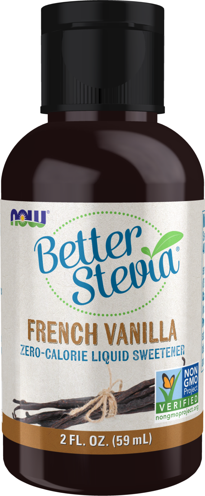 NOW Foods BetterStevia Liquid, French Vanilla - 2 fl. oz.