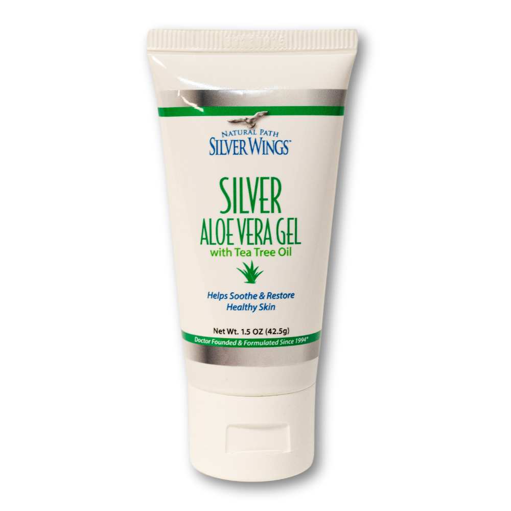 Natural Path Silver Wings Silver Aloe Gel with Tea Tree Oil