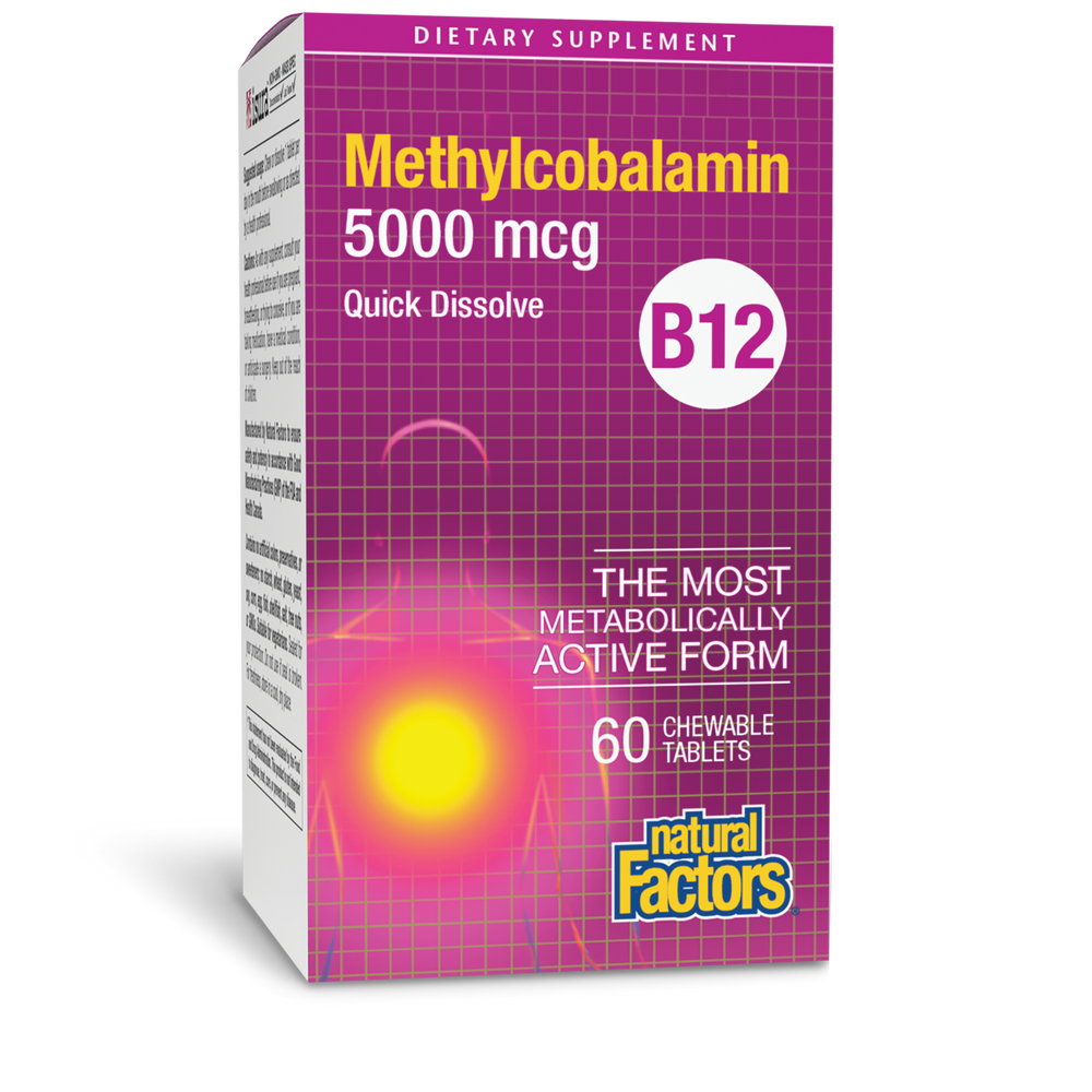 Vitamin B12 Methylcobalamin 5000 mcg Chewable
