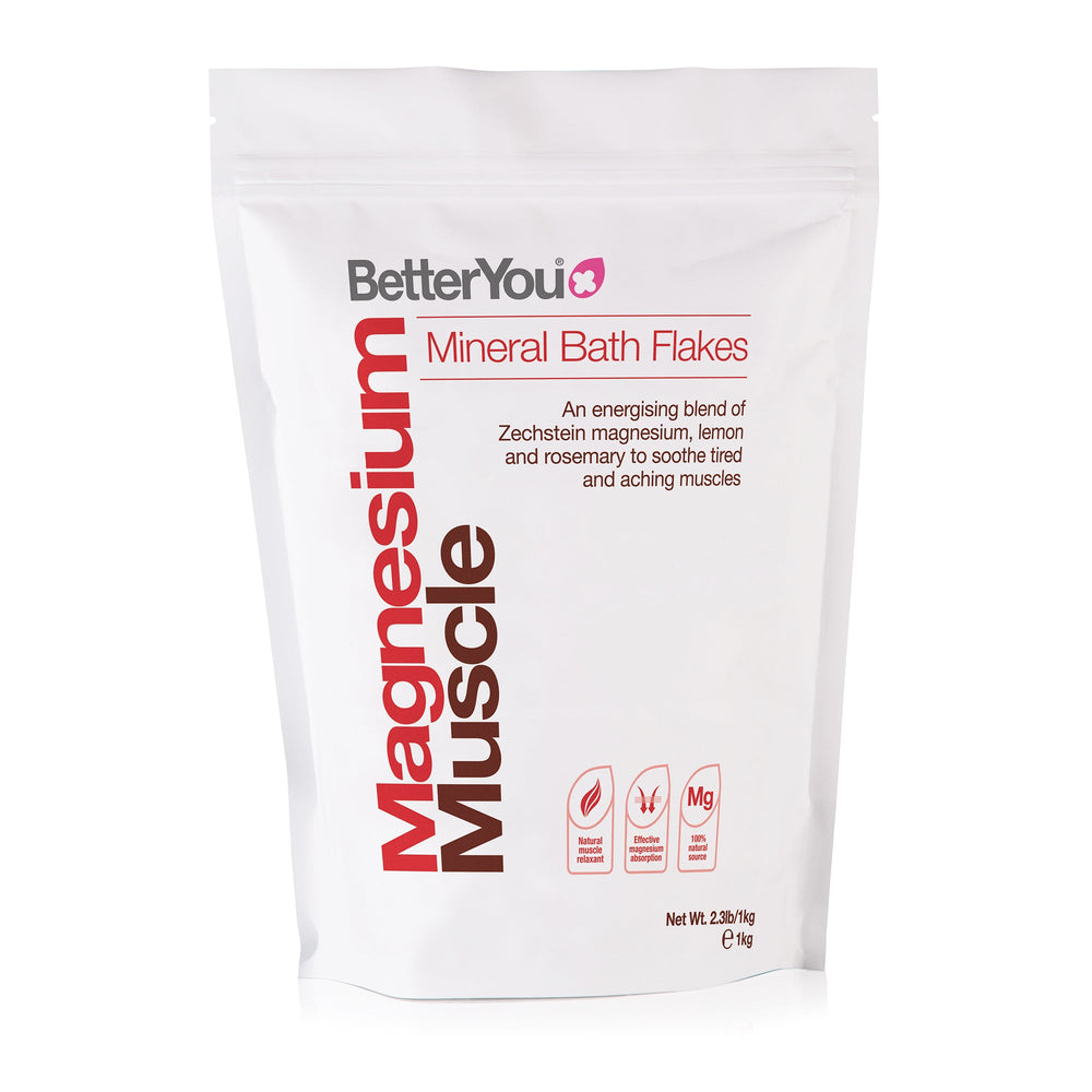 BetterYou Magnesium Muscle Bath Flakes 2.2 lb