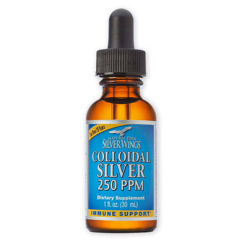 Natural Path Silver Wings Colloidal Silver 250 ppm 1 fl oz