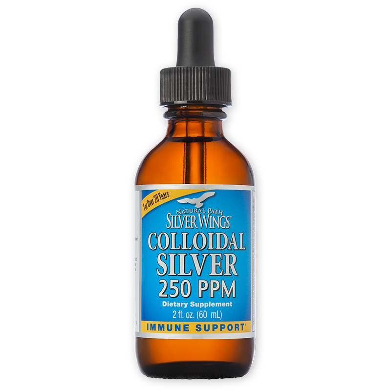 Natural Path Silver Wings Colloidal Silver 250 ppm 2 fl oz