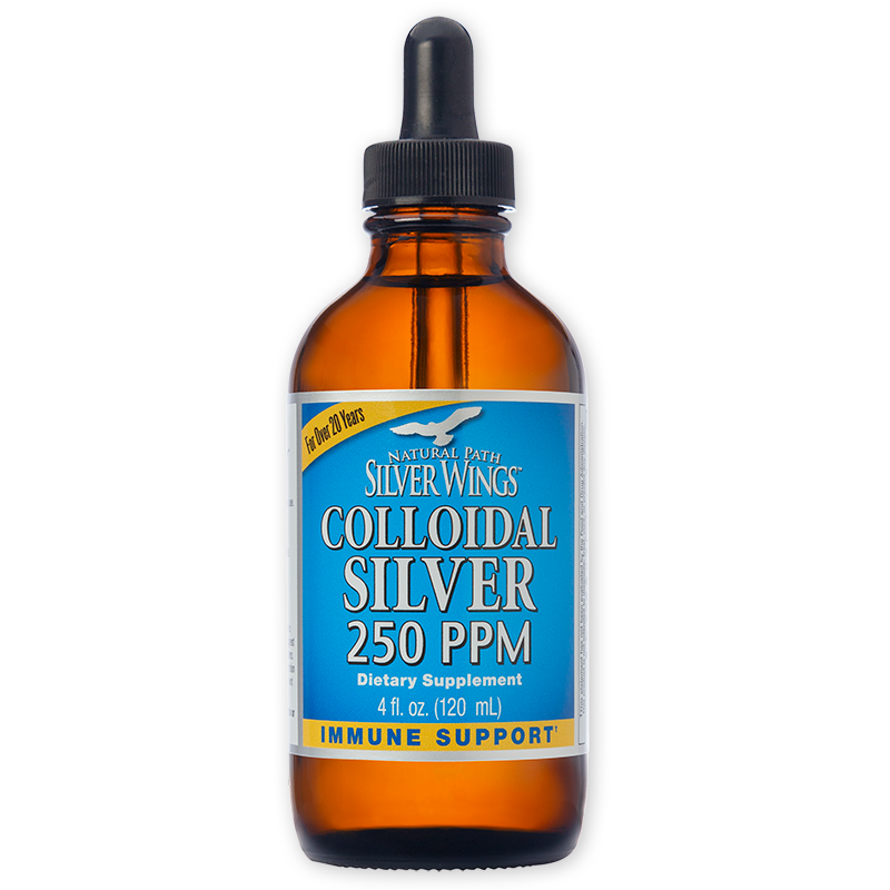 Natural Path Silver Wings Colloidal Silver 250 ppm 4 fl oz
