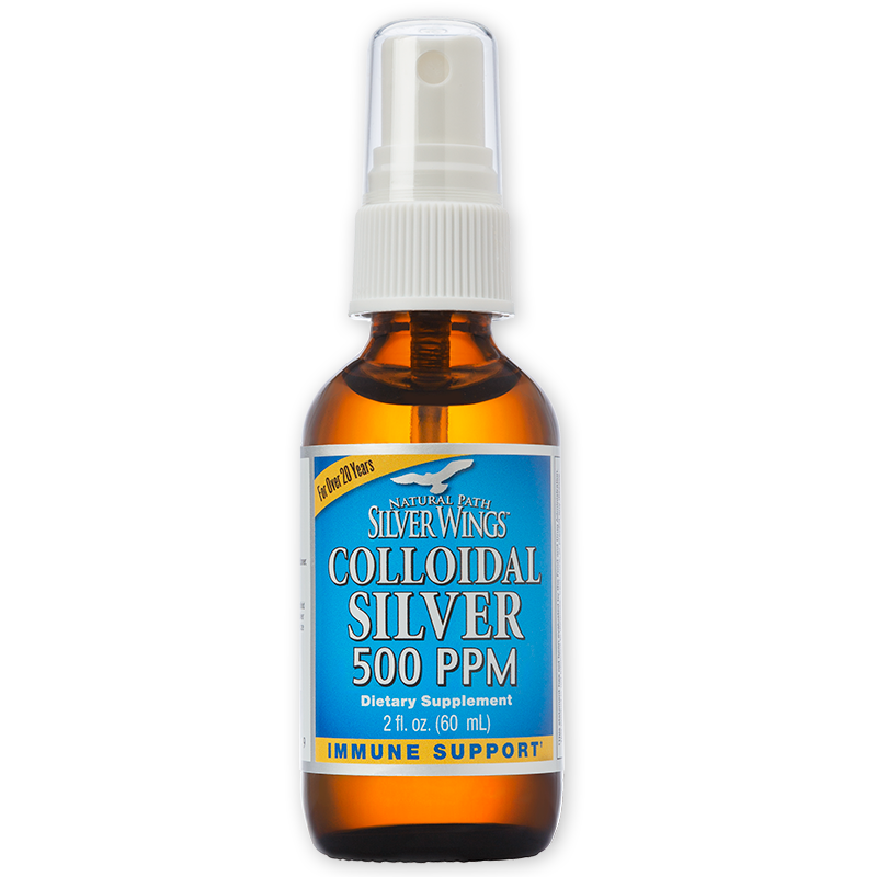 Natural Path Silver Wings Colloidal Silver 500 ppm Spray