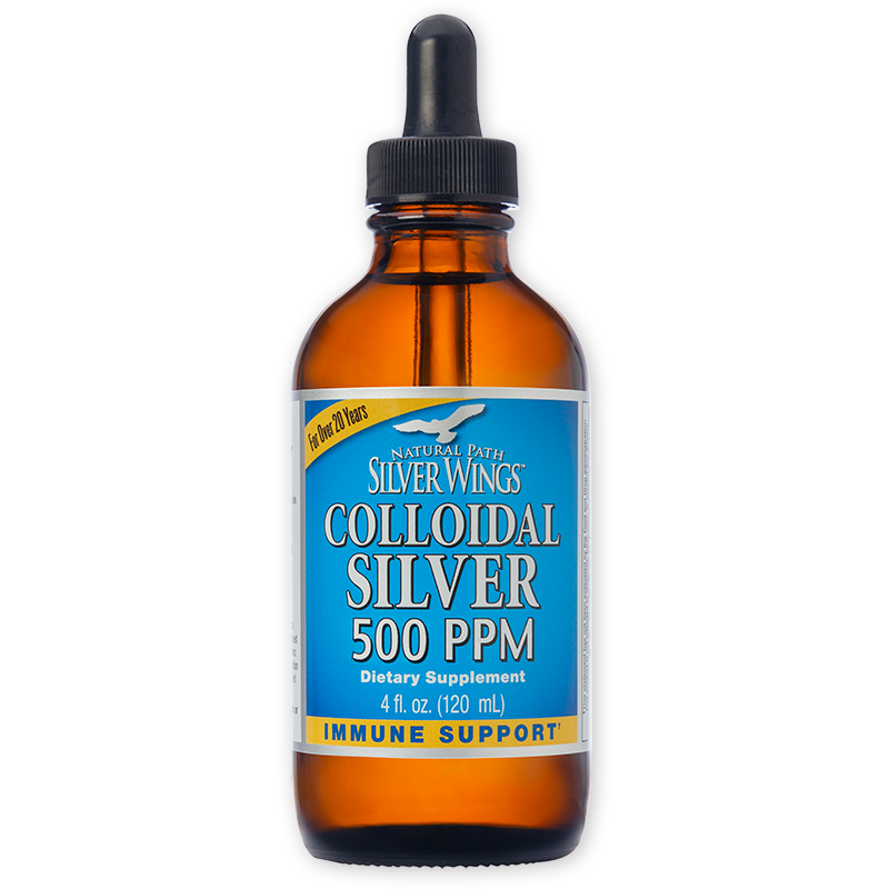 Natural Path Silver Wings Colloidal Silver 500 ppm 4 fl oz
