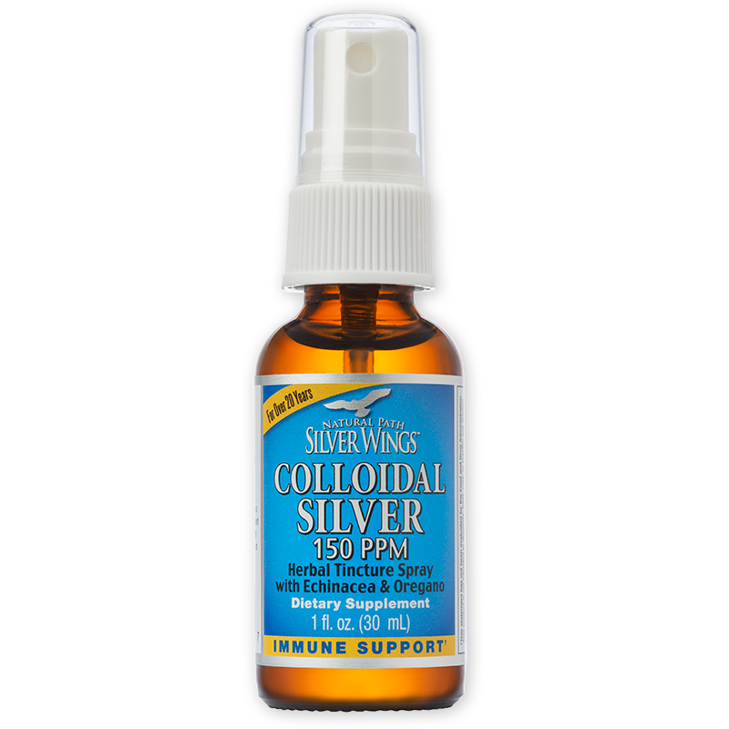 Natural Path Silver Wings Colloidal Silver Tincture Echinacea
