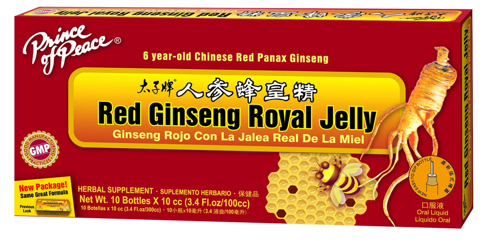 Prince of Peace Red Ginseng Royal Jelly 10 x 10cc