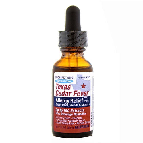 Progena Allergena Texas Cedar Fever Alcohol Free 1 fl oz