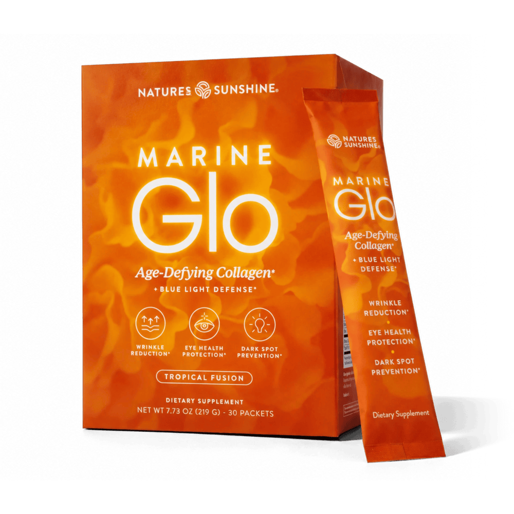 Nature's Sunshine Marine Glo Collagen, 30 Stick Packs