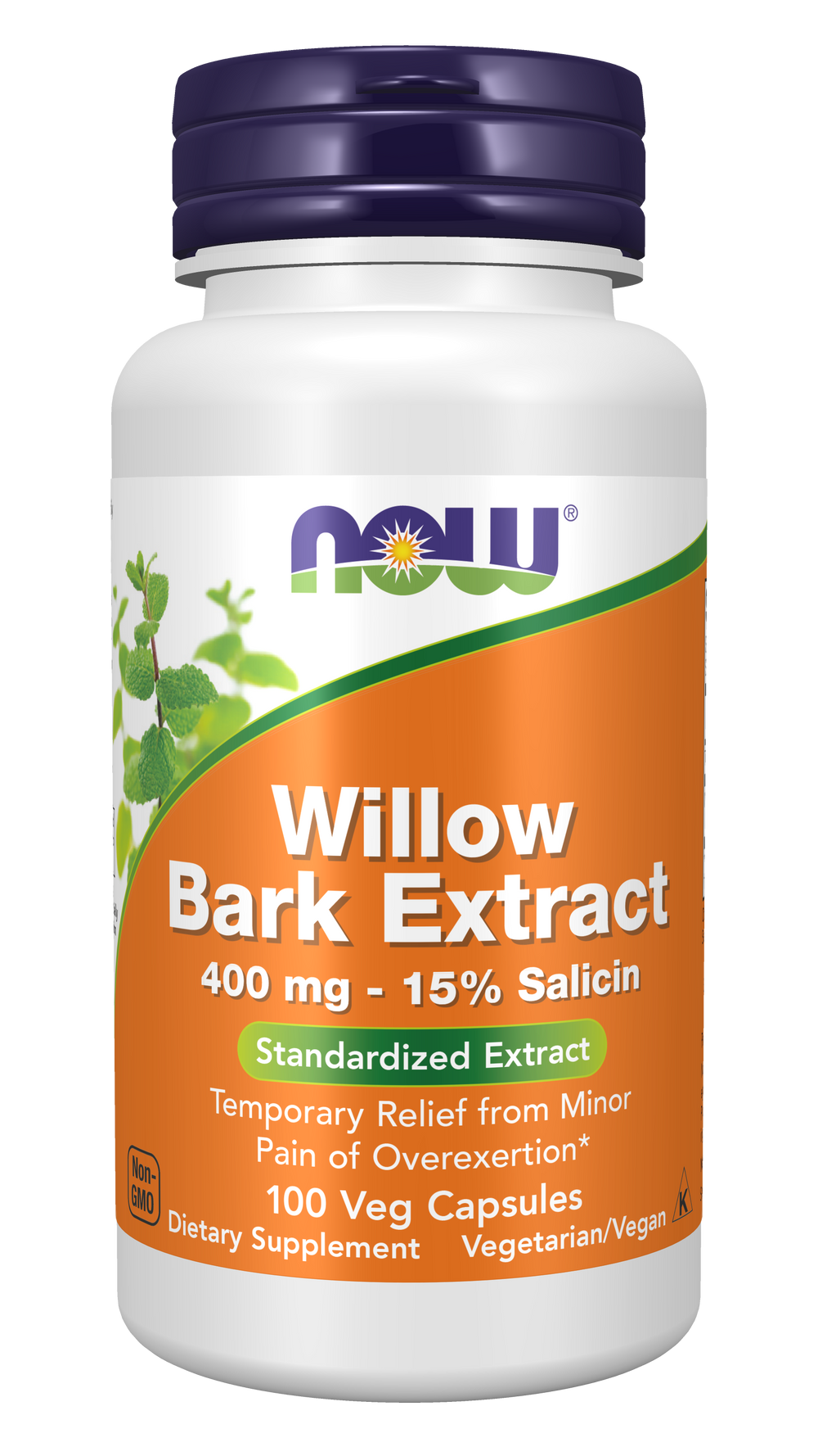 NOW Foods Willow Bark Extract 400 mg - 100 Veg Capsules