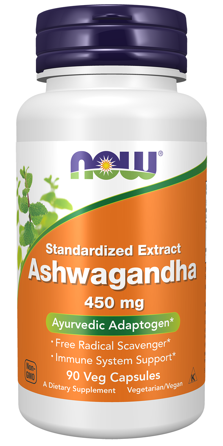 NOW Foods Ashwagandha 450 mg - 90 Veg Capsules
