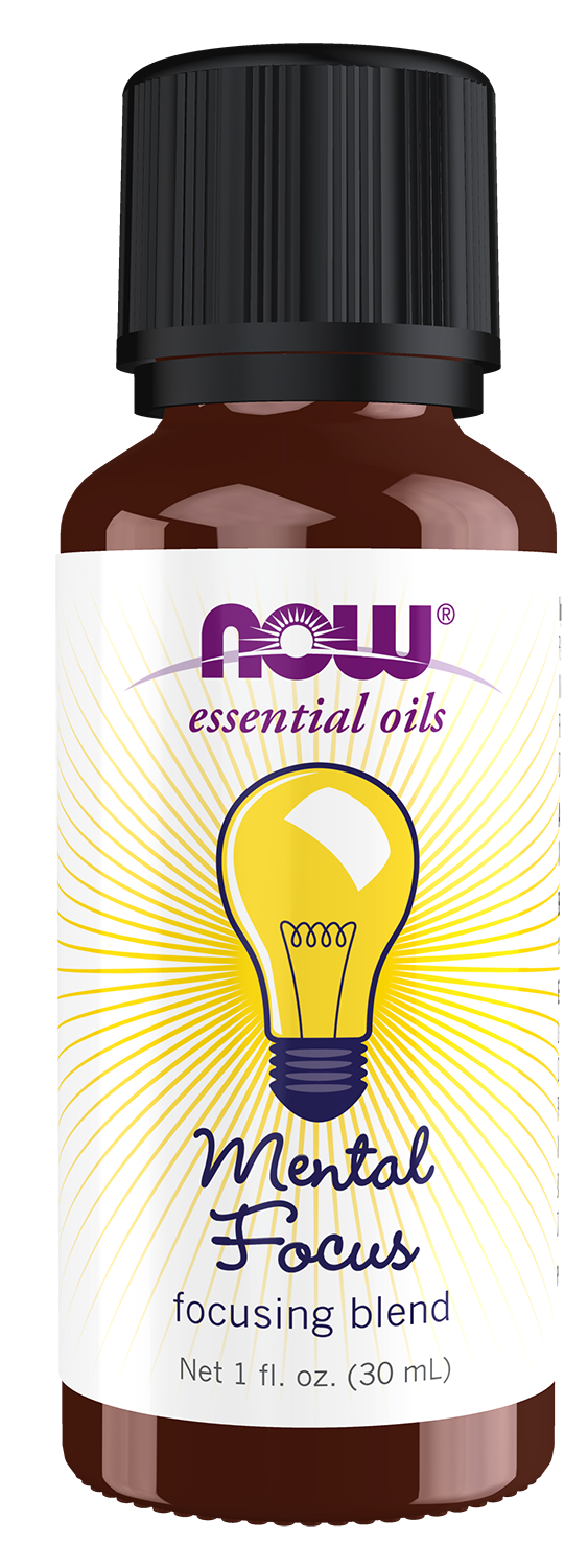 NOW Foods Mental Focus Oil Blend - 1 fl. oz.