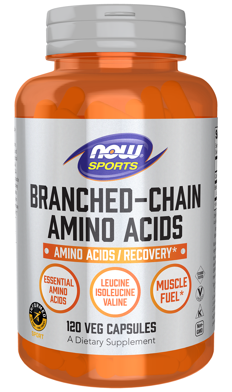 NOW Foods Branched Chain Amino Acids - 120 Veg Capsules