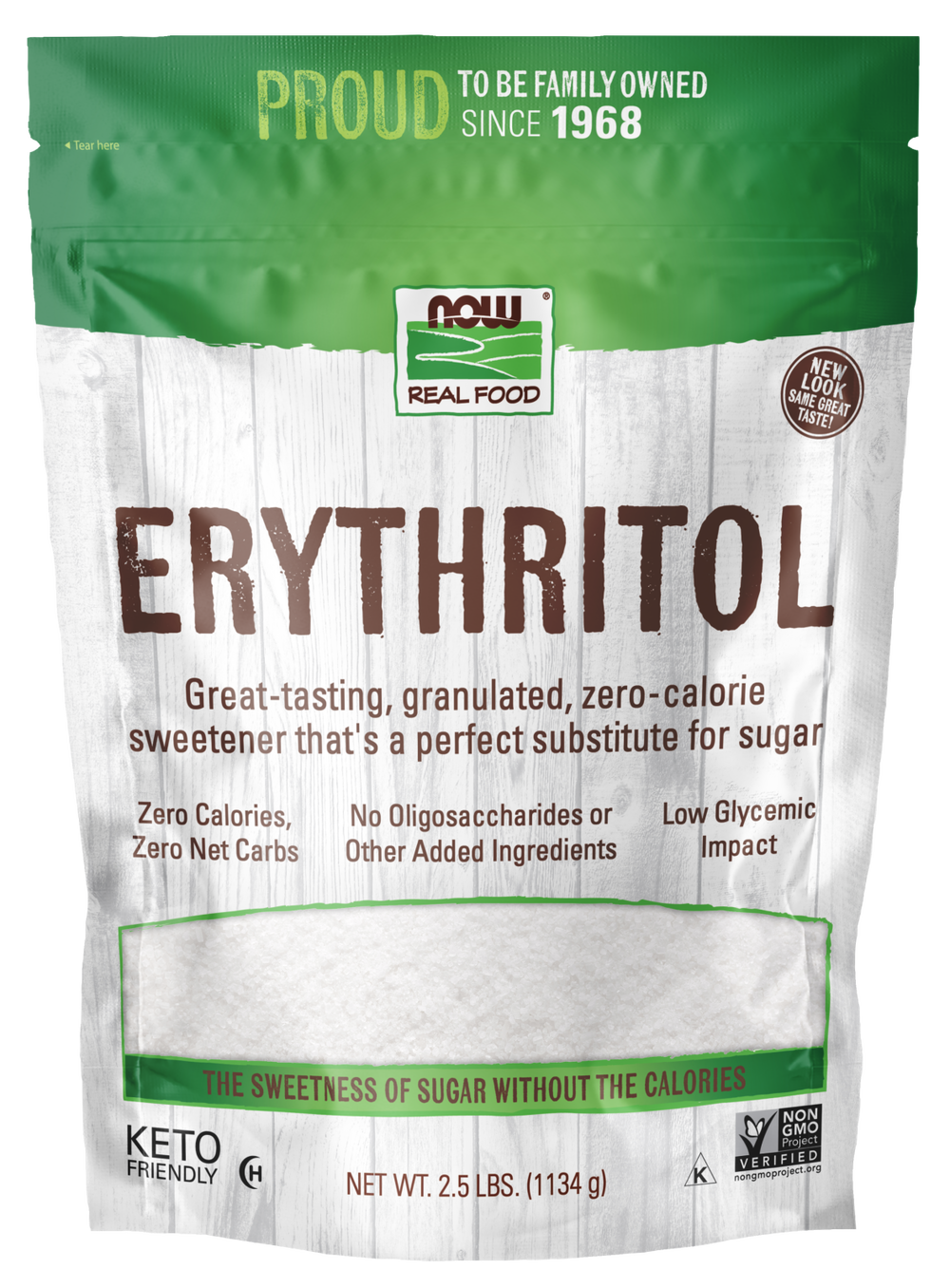 NOW Foods Erythritol - 2.5 lbs.