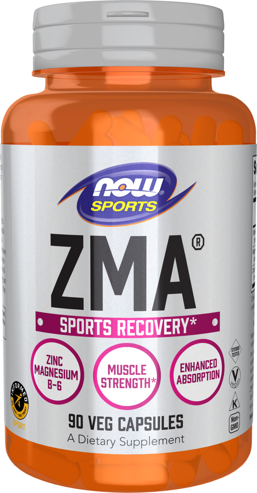 NOW Foods ZMA - 90 Veg Capsules