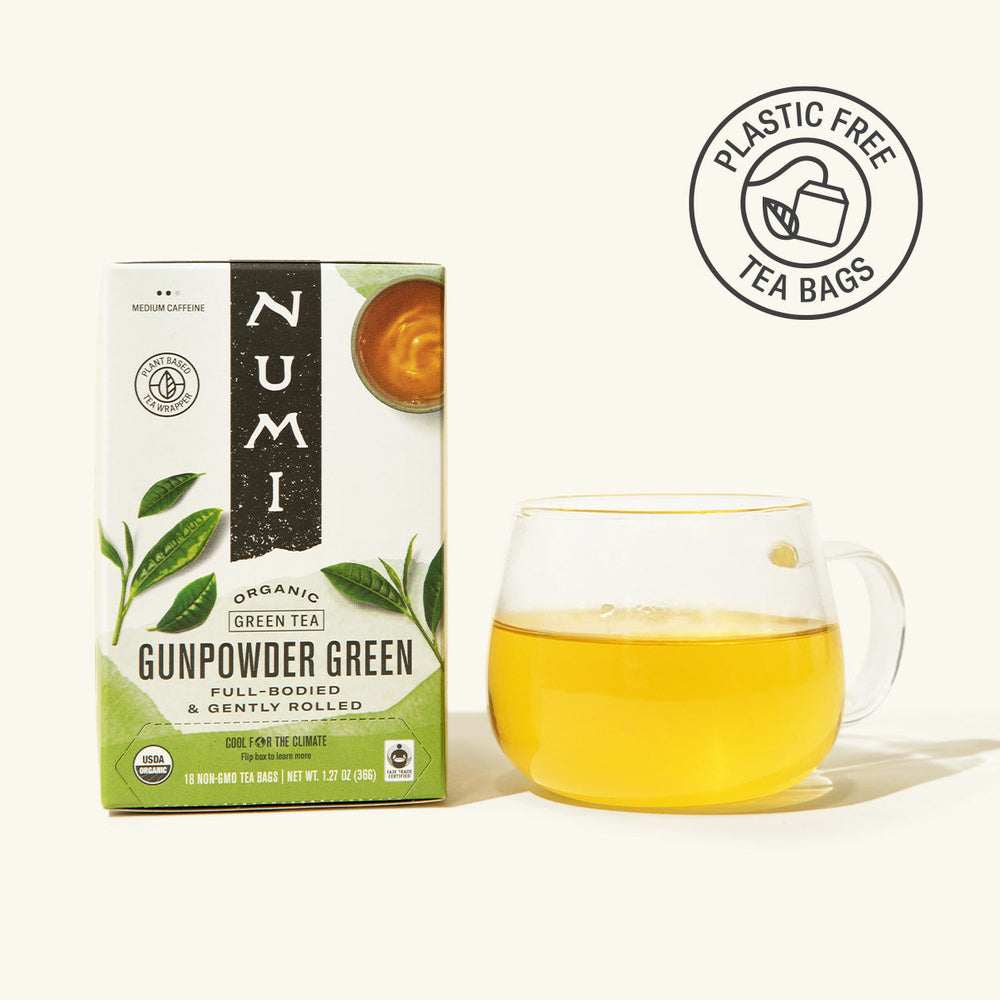Numi Organic Tea Gunpowder Green Tea 18 tea bags