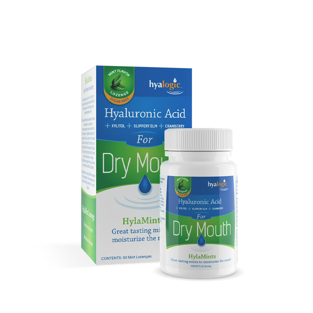 Hyalogic HylaMints Dry Mouth Lozenges 60 count