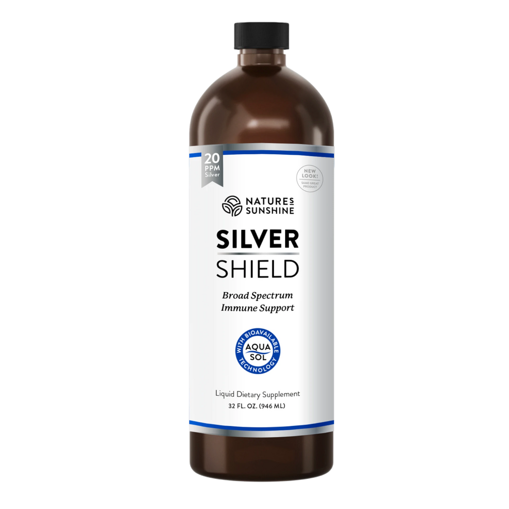 Nature's Sunshine Silver Shield with Aqua Sol 20 ppm