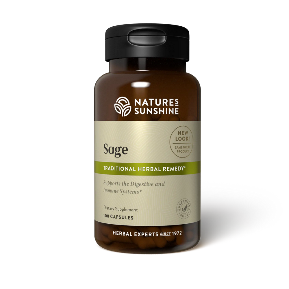 Nature's Sunshine Sage bottle