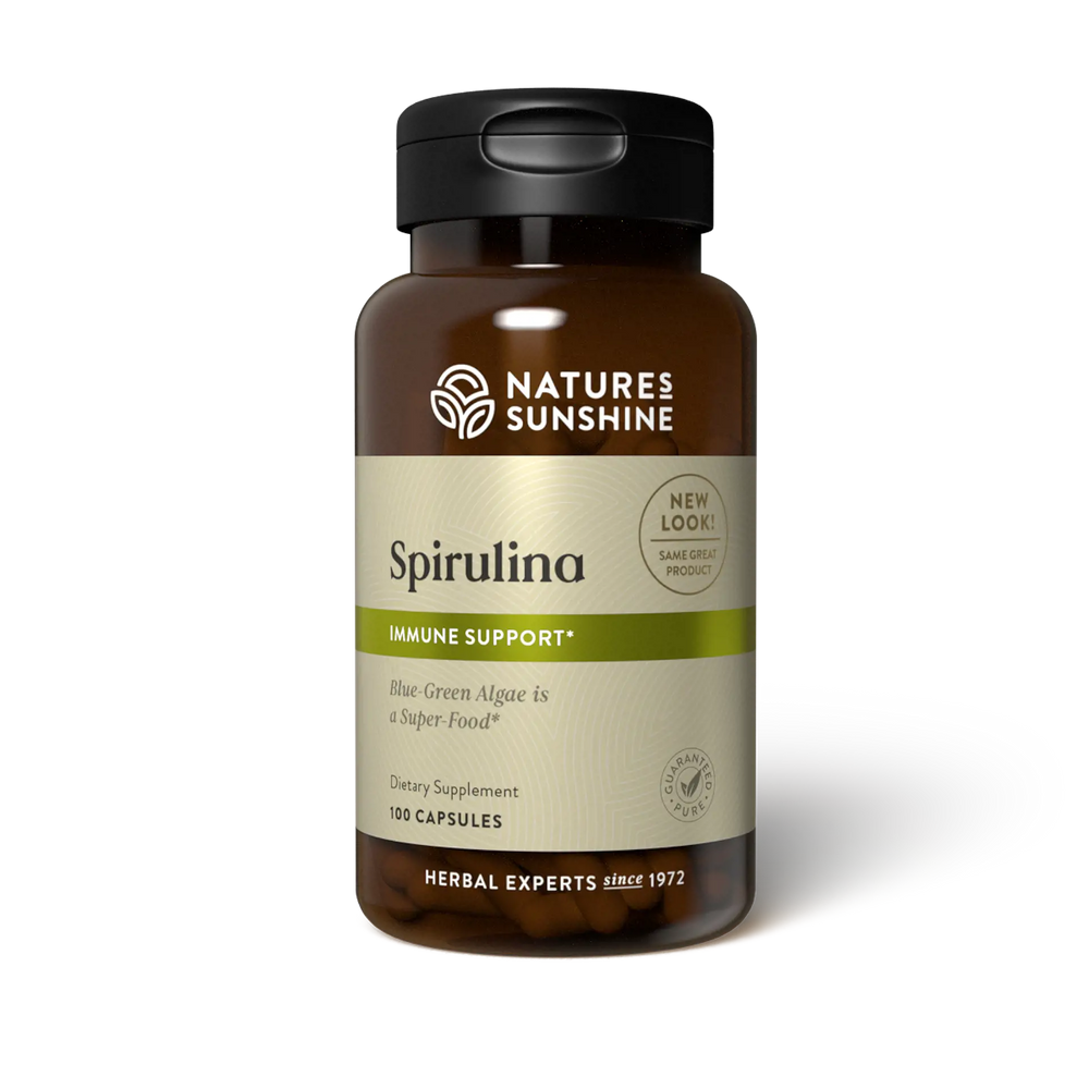 Nature's Sunshine Spirulina bottle
