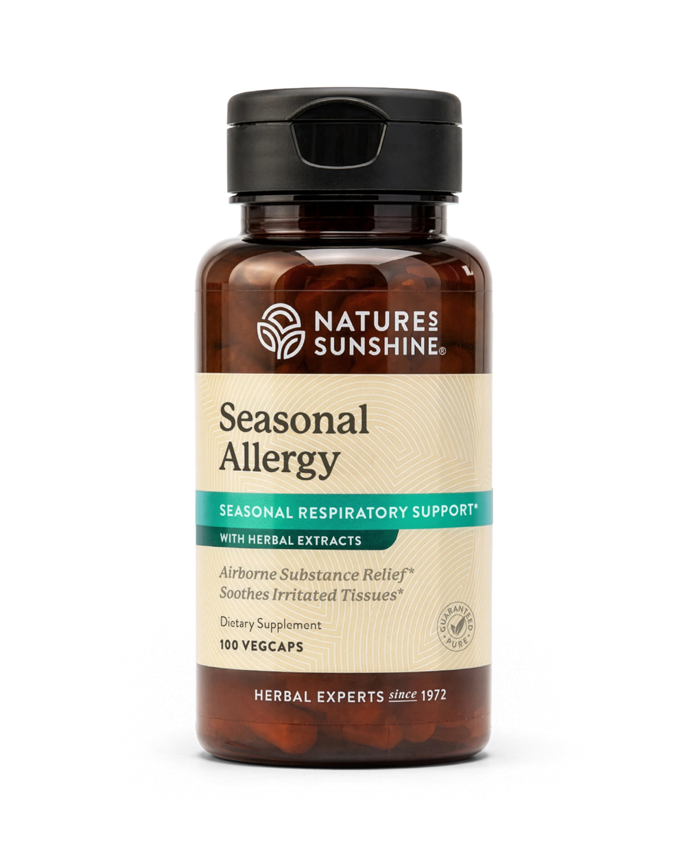 Nature's Sunshine Seasonal Allergy bottle