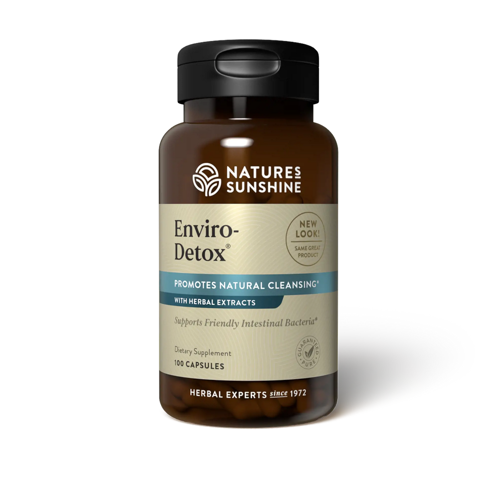 Nature's Sunshine Enviro-Detox bottle, 100 Capsules