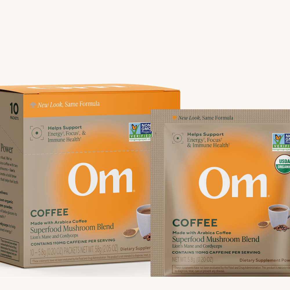Om Mushrooms Mushroom Coffee Blend canister 6.24 oz