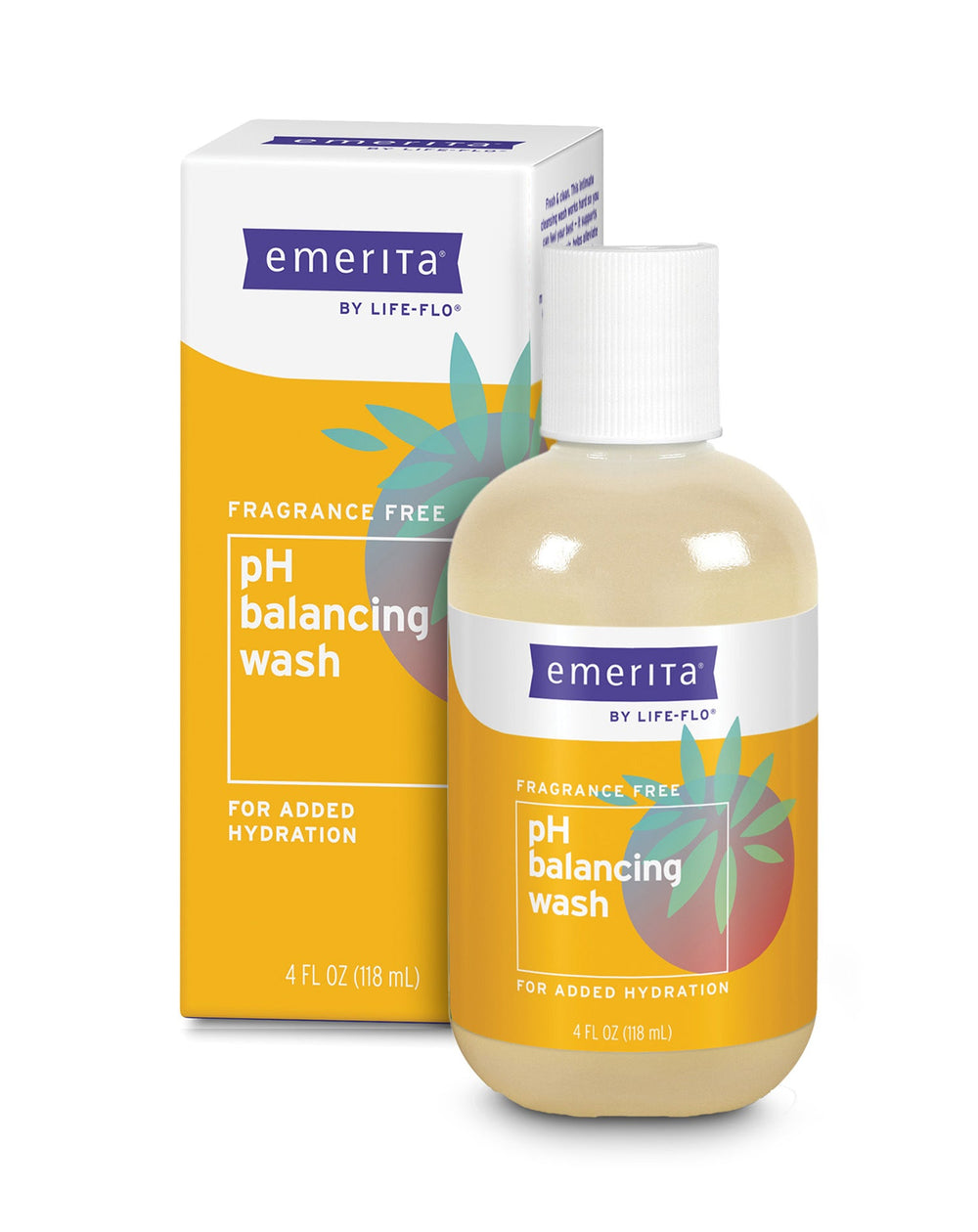 Emerita pH Balancing Feminine Wash Fragrance Free 4 fl oz